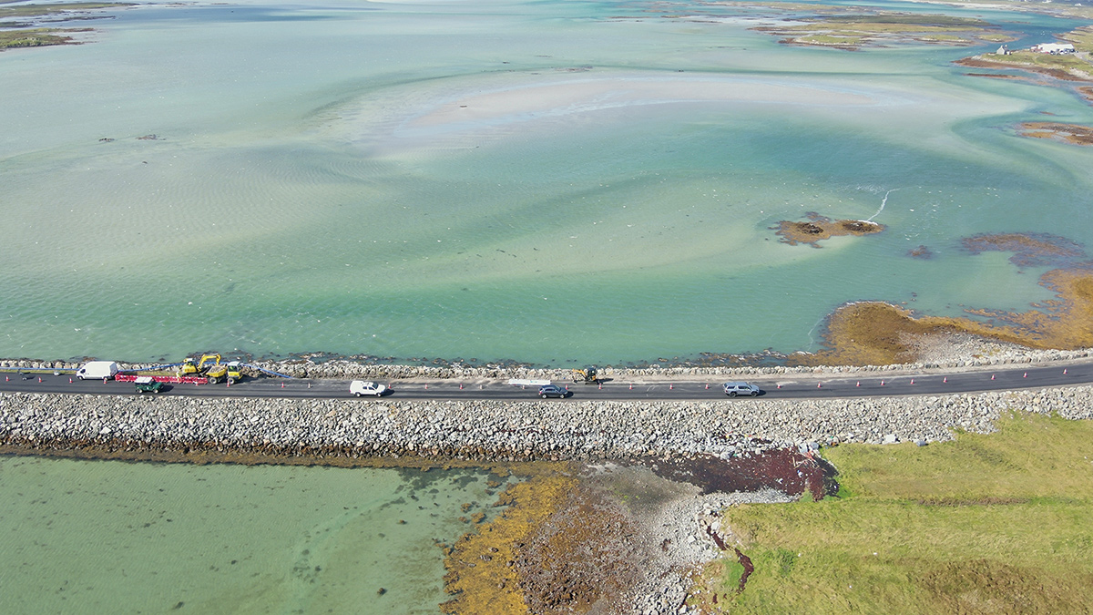 Benbecula mains replacement - Courtesy of Caledonia Water Alliance