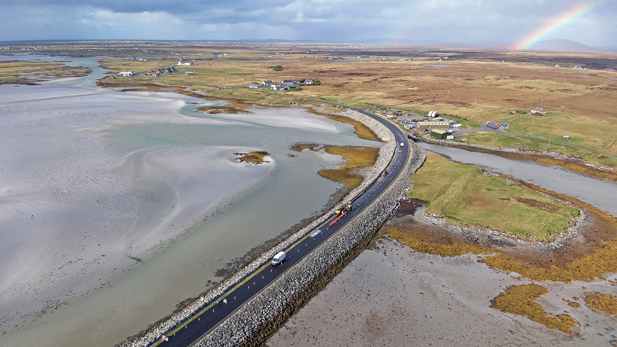 South Ford Causeway onto the Isle of Benbecula - Courtesy of Paul Milligan, Caledonia Water Alliance