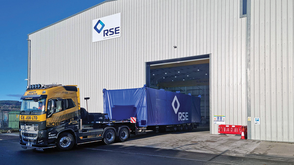 Modular units disassembled for load out and transportation to site - Courtesy of RSE