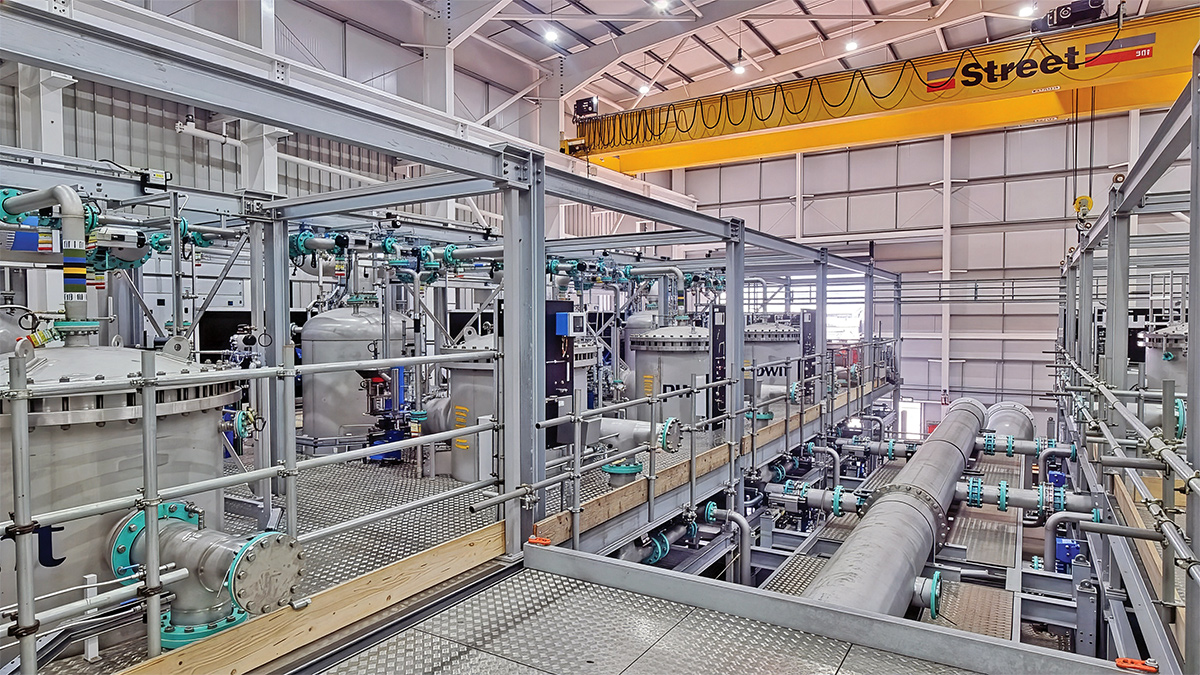 Integration of advanced ceramic membrane technology within the transportable treatment units - Courtesy of RSE