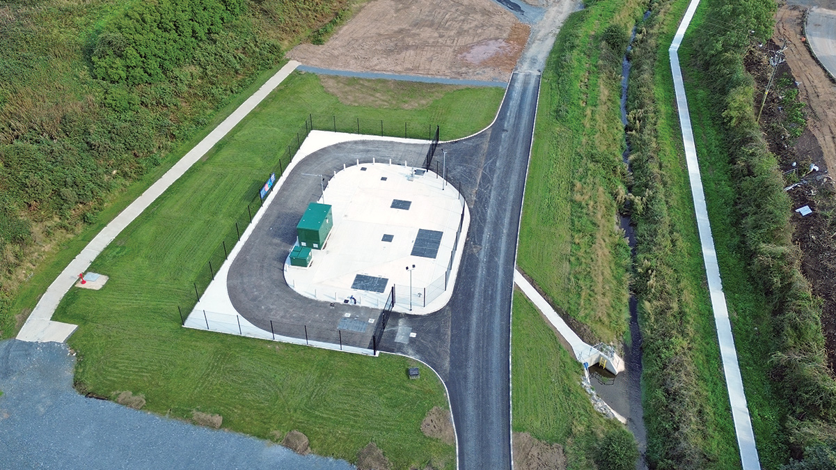 Completed Knockbracken CSO site - Courtesy of Dawson-WAM Ltd