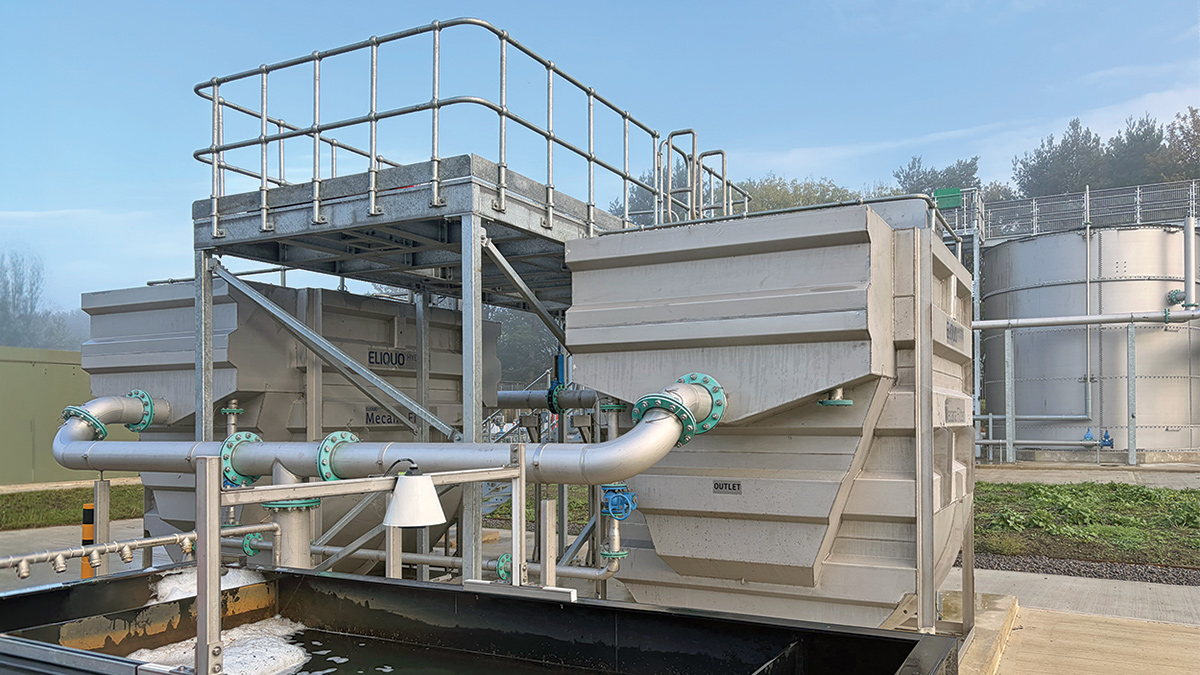 Eliquo Hydrok Mecana TSR and SIRIS Environmental MCERTS measurement tank - Courtesy of Mott MacDonald Bentley