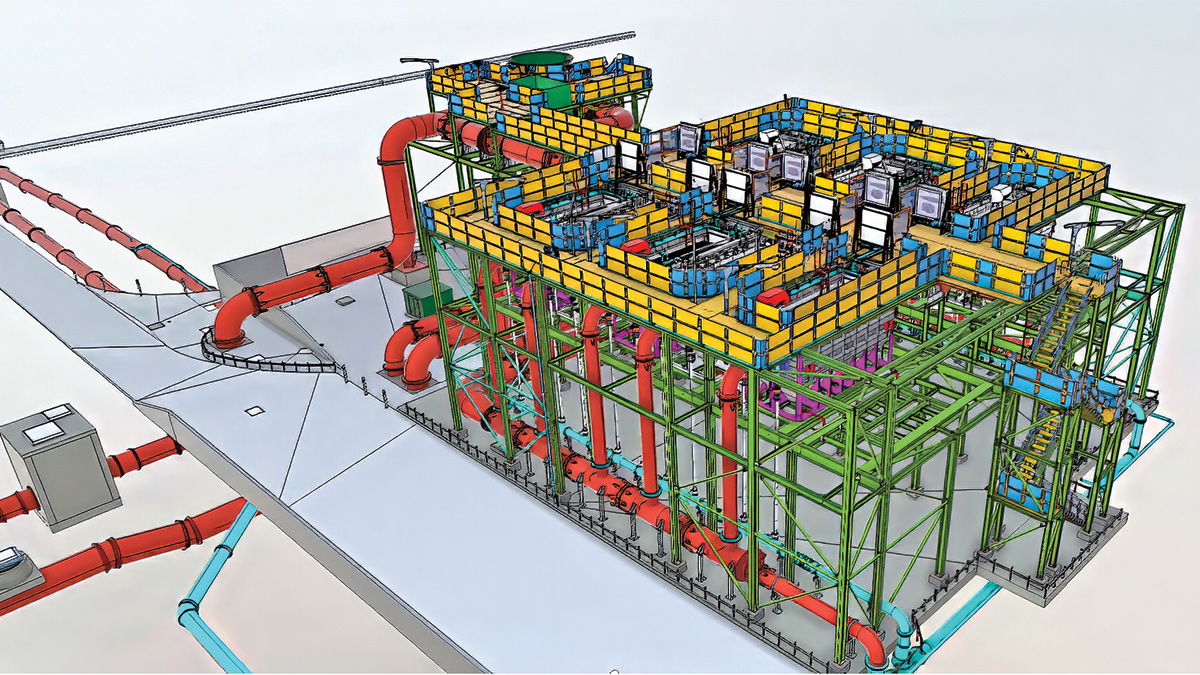 Model visualisation - Courtesy of Stantec UK