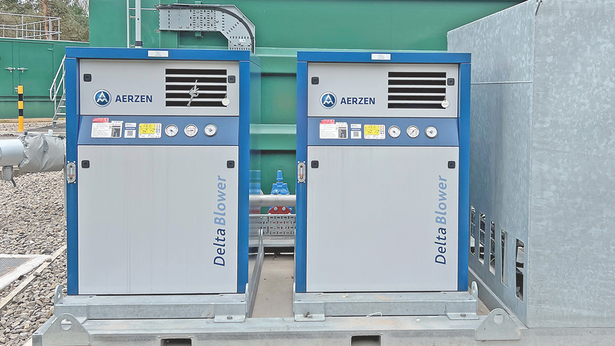 Blowers for the new tertiary treatment unit - Courtesy of BIMTek Limited