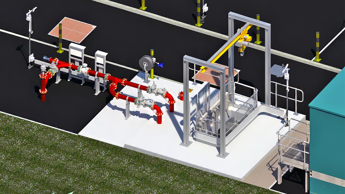 3D model of the MBBR feed pumping station - Courtesy of BIMTek Limited