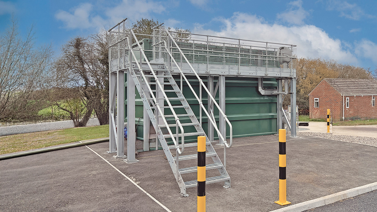 Siltbuster MBBR30 tertiary treatment unit - Courtesy of BIMTek Limited