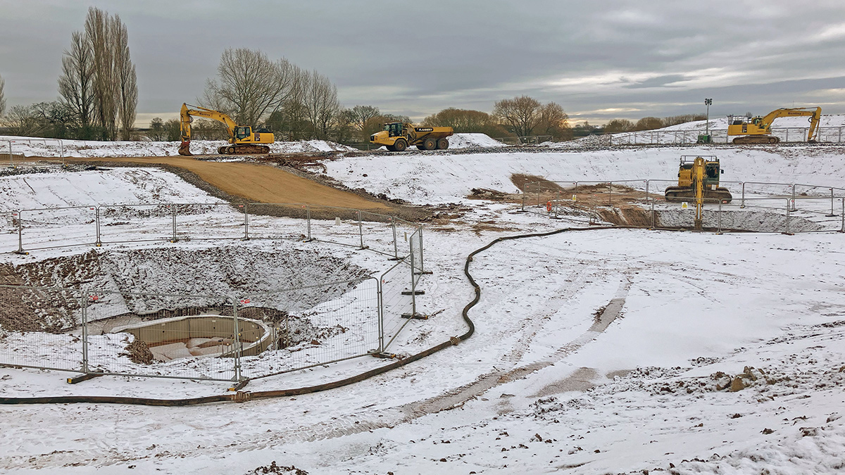 PST excavation works (December 2025) - Courtesy of Mott MacDonald Bentley