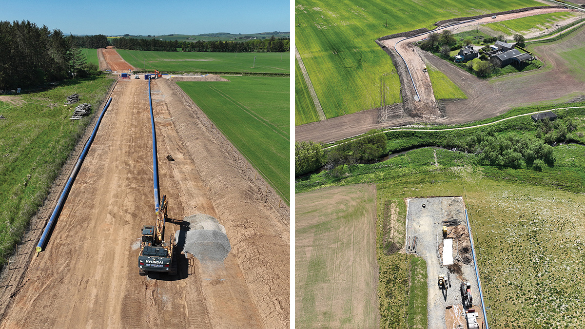 Pipe installation - Courtesy of Caledonia Water Alliance