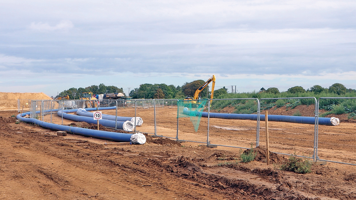 Installation of the new pipes - Courtesy of @one Alliance