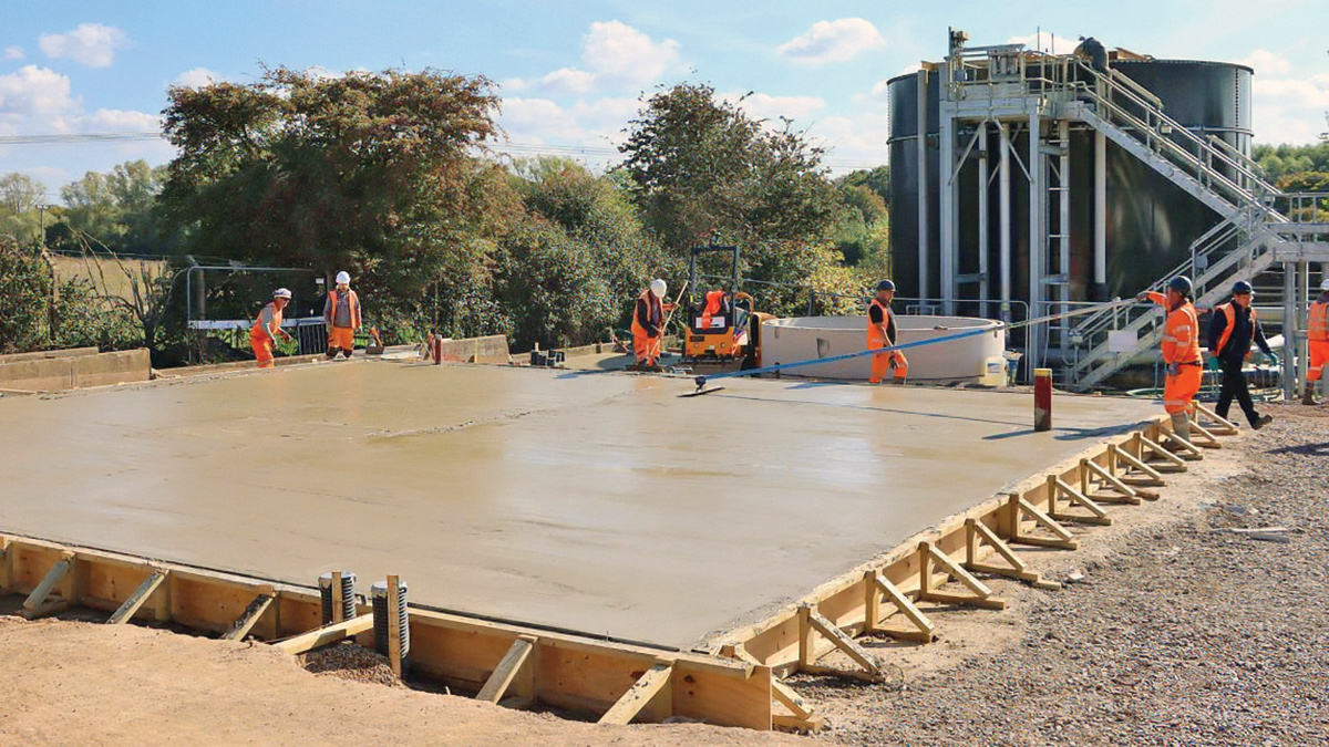 Preparing the concrete foundations - Courtesy of @one Alliance