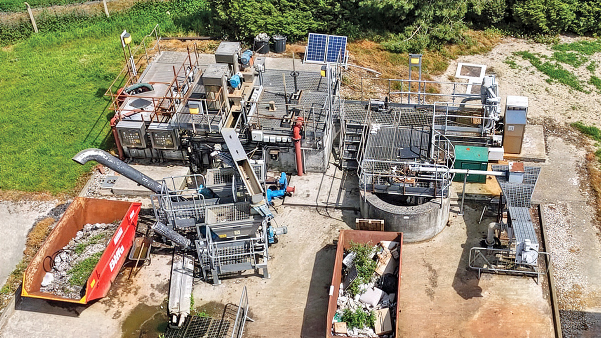 Inlet works - Courtesy of Enpure Ltd