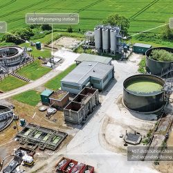 Overview of the Pocklington STW site - Courtesy of Enpure Ltd