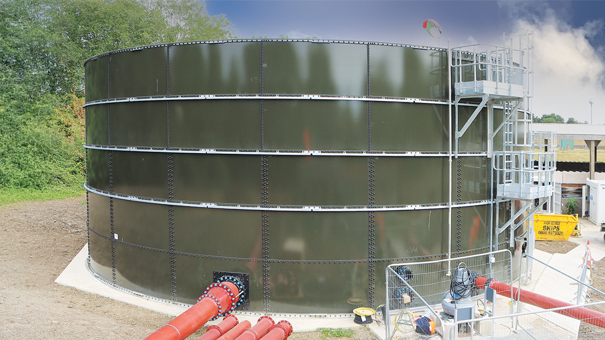 The new Poppy Hill WRC stormwater storage tank - Courtesy of @one Alliance