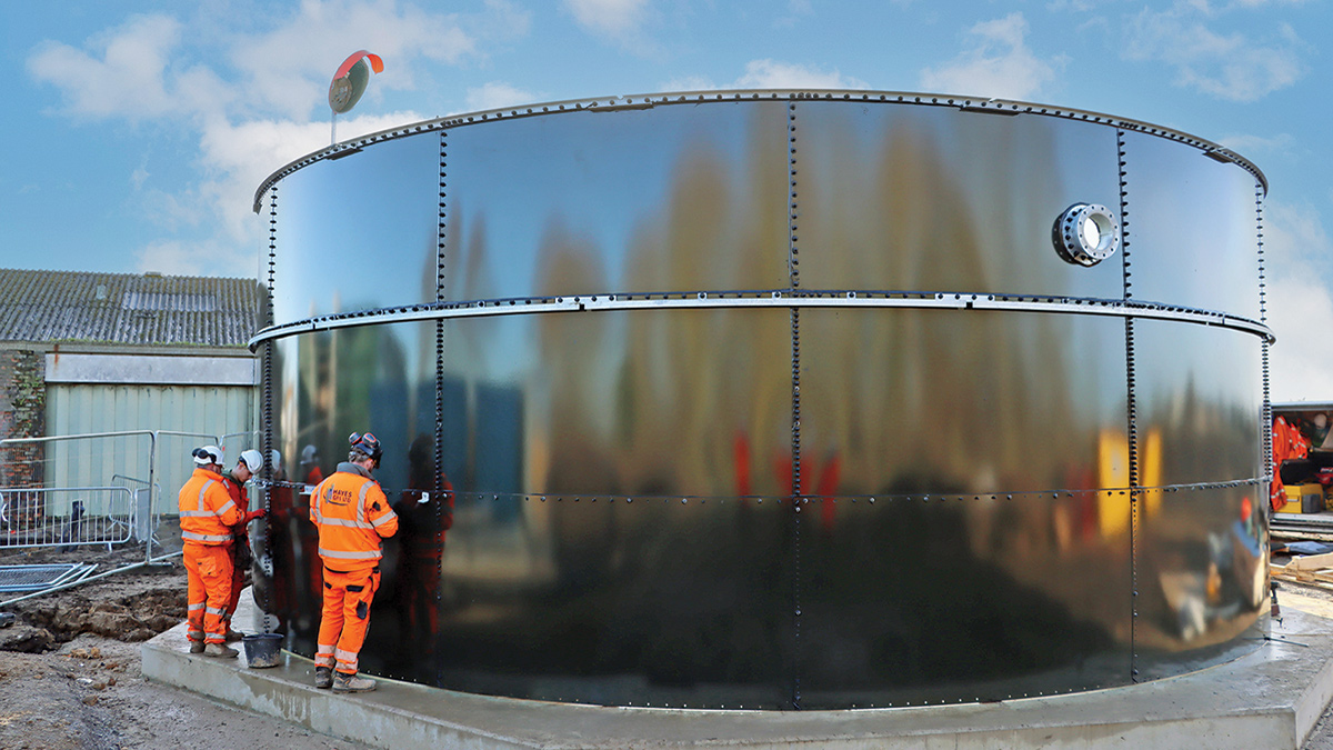 Construction of new Storm Tank 4 - Courtesy of @one Alliance