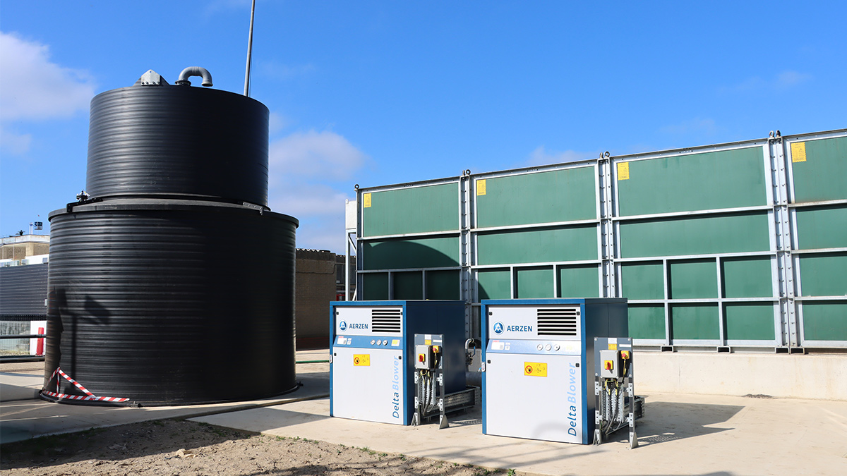 Air blowers located alongside the SAF units - Courtesy of @one Alliance