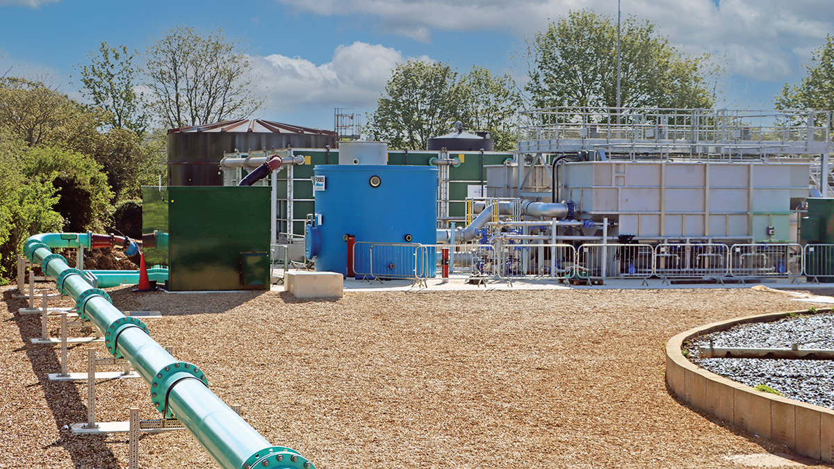 Pipework linking the wet wells to the cloth filters - Courtesy of @one Alliance