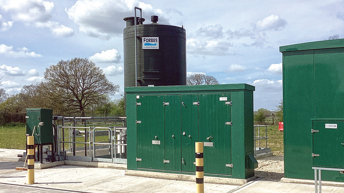 Mattersey Thorpe STW: Ferric sulphate dosing plant - Courtesy of MWH Treatment