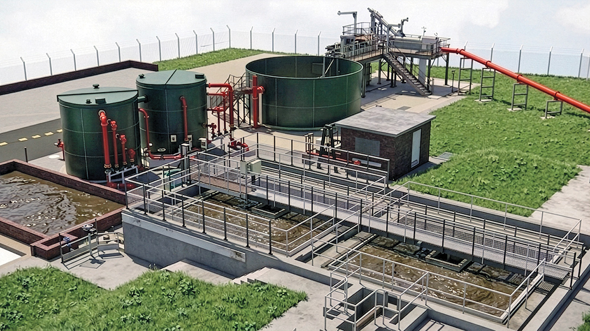 Model of the completed Shoscombe upgrade - Courtesy of BIMTek Limited