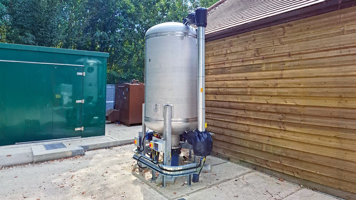 Surge vessel - Courtesy of Ward & Burke