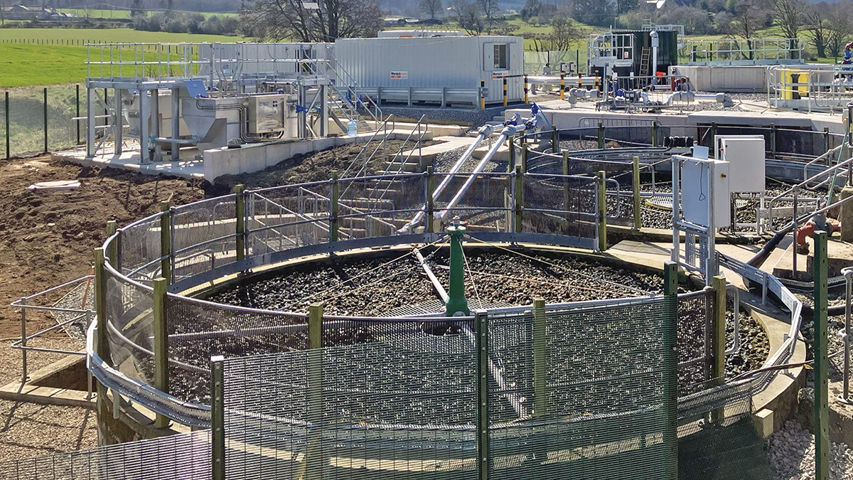 Slaley STW during construction - Mott MacDonald Bentley