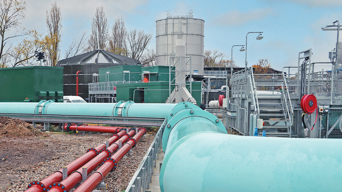 Above-ground pipework - Courtesy of @one Alliance