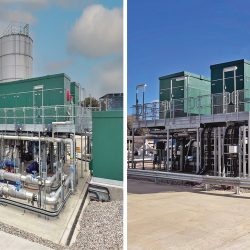 The completed sludge handling and dewatering facility at Southend WRC - Courtesy of @one Alliance