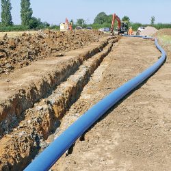 Open-cut pipelaying underway (summer 2026) - Courtesy of @one Alliance