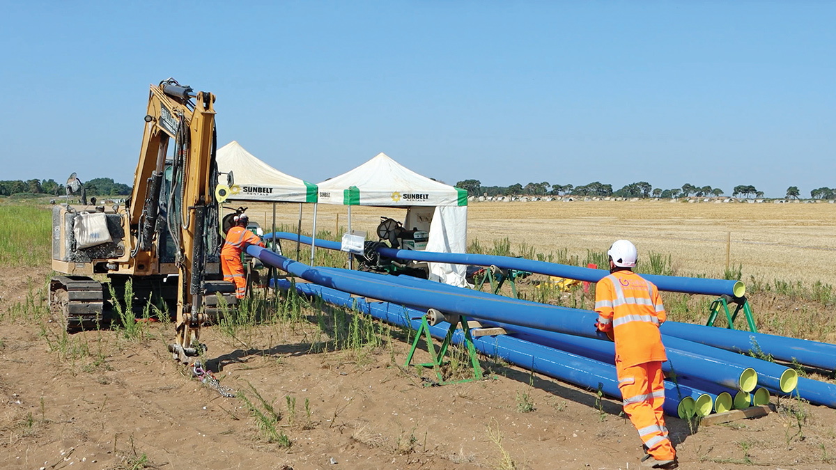 Pipe welding operation - Courtesy of @one Alliance