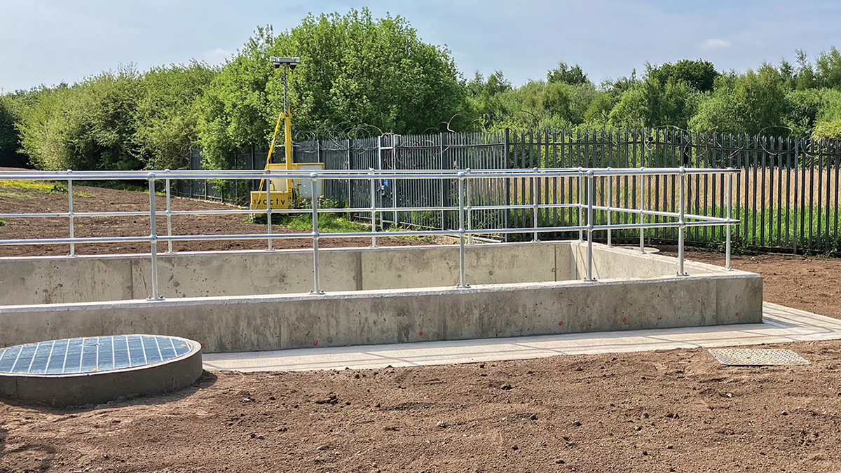 The completed storm tank - Courtesy of Stonbury