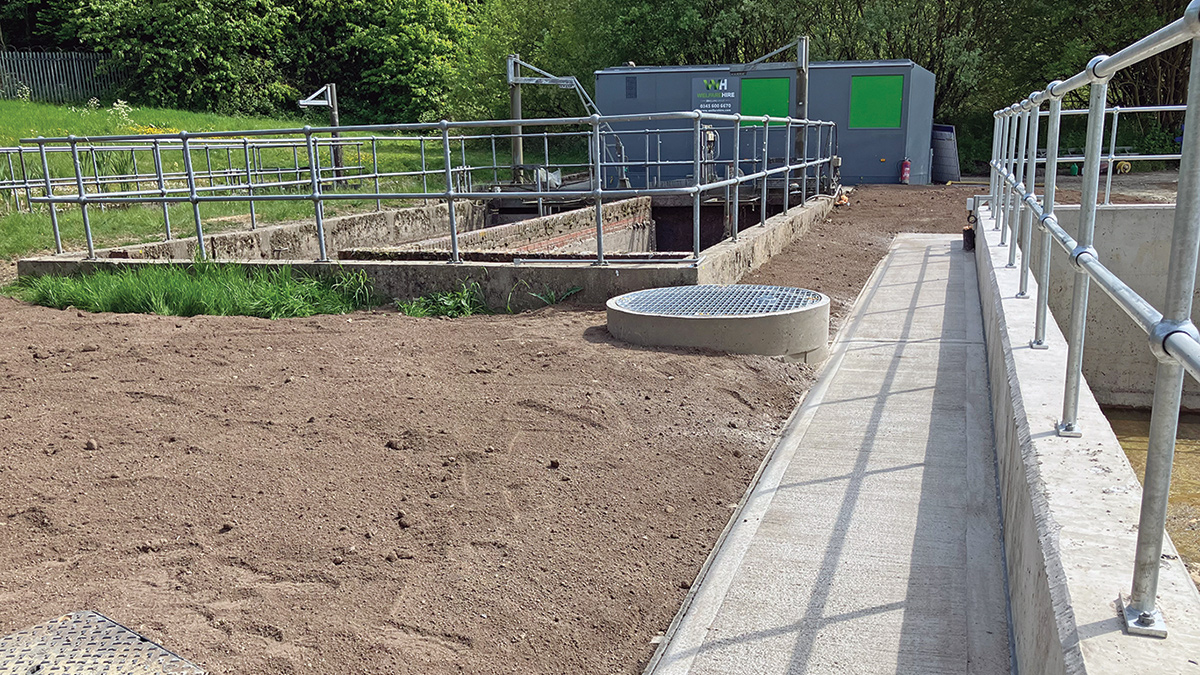 The new and existing storm tanks - Courtesy of Stonbury