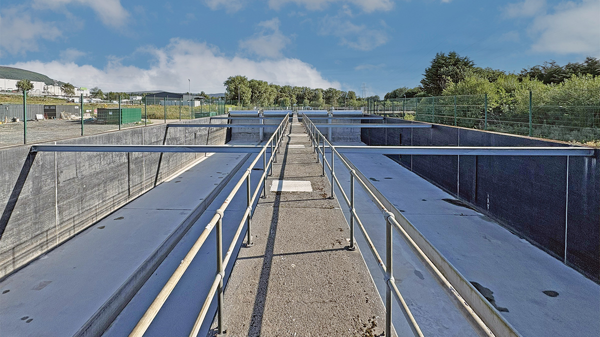 Aeration tanks re-purposed to provide 4000m3 of stormwater storage - Courtesy of AECOM