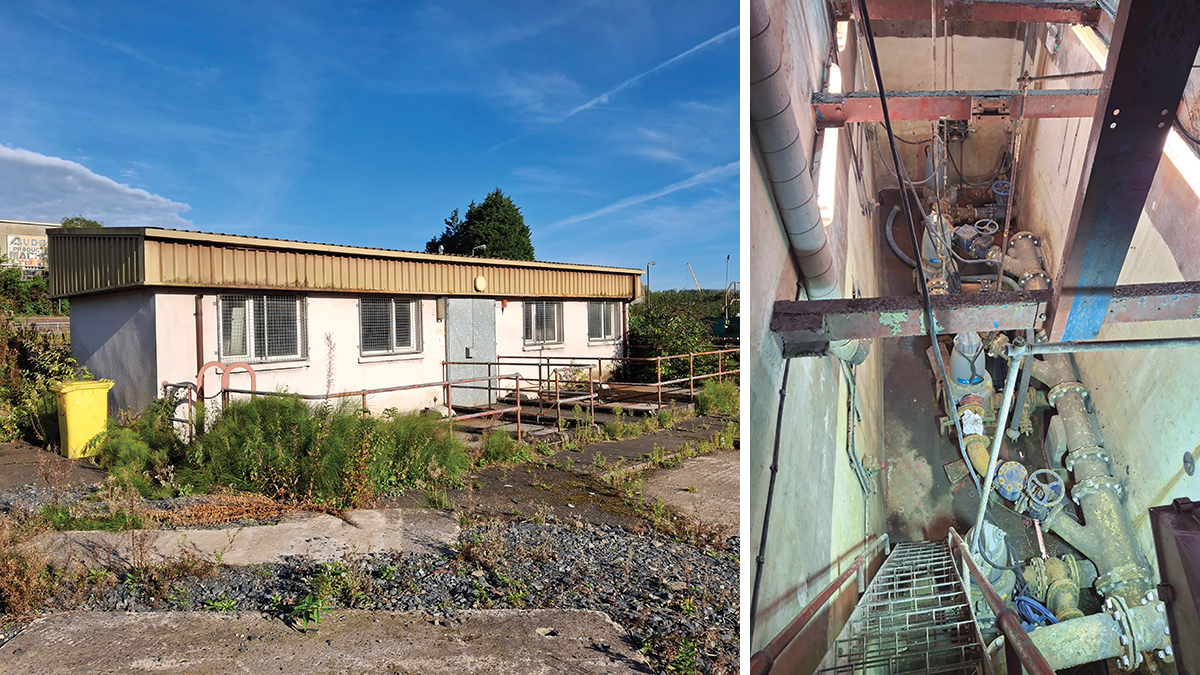 Existing Middle WwPS demolished as part of the project - Courtesy of AECOM