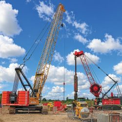 Breaking ground to start the underground storm tank works - Courtesy of @one Alliance