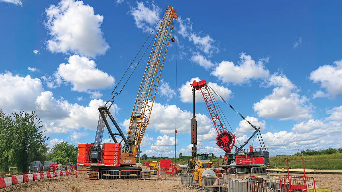 Breaking ground to start the underground storm tank works - Courtesy of @one Alliance