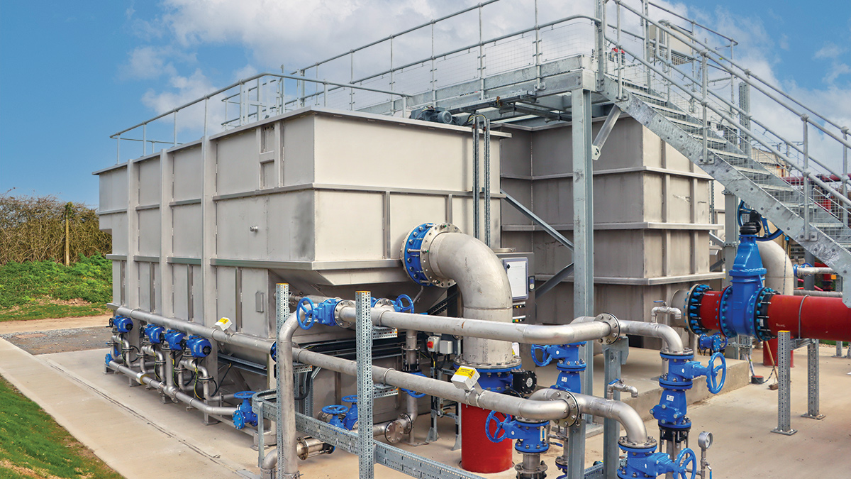 The Wymondham WRC tertiary cloth filter system - Courtesy of @one Alliance