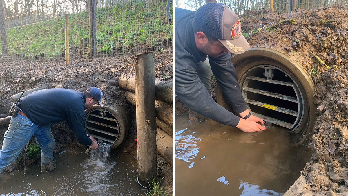 Circular pipe mounted gratings - Courtesy of Althon Ltd