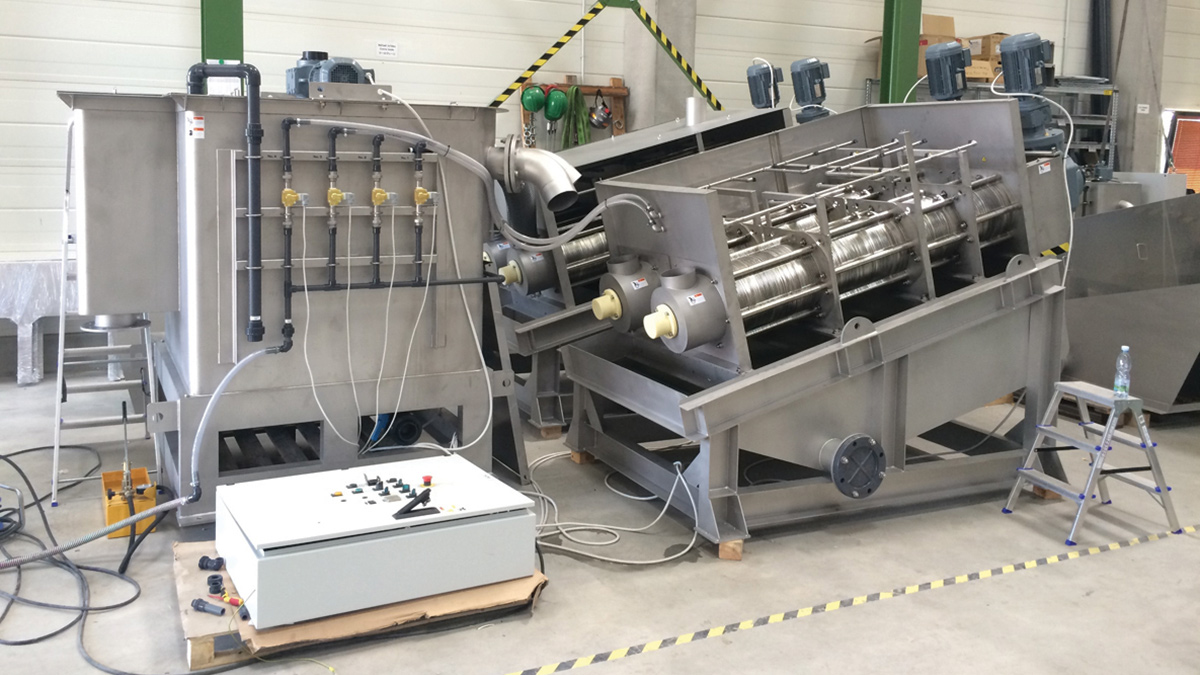 The pristine and Nigg bound Volute unit undergoing FAT testing in the Czech Republic - Courtesy of Evergreen Water Solutions